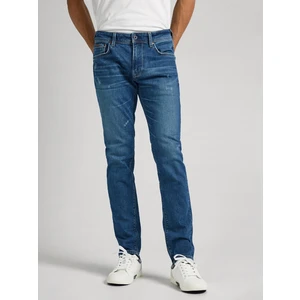 Modré pánské slim fit džíny Pepe Jeans Stanley - Pánské