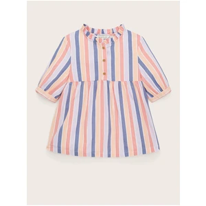 Orange-Blue Girly Striped Blouse Tom Tailor - Girls