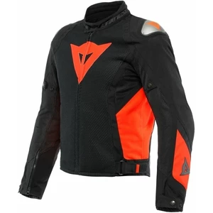 Dainese Energyca Air Tex Jacket Black/Fluo Red 50 Giacca in tessuto