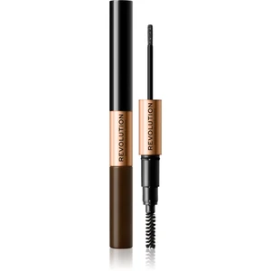 Makeup Revolution Colour Adapt Brow Tint farba na obočie odtieň Dark Brown 2,5 ml