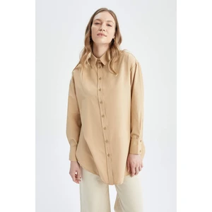 DEFACTO Regular Fit Basic Long Sleeve Shirt Tunic