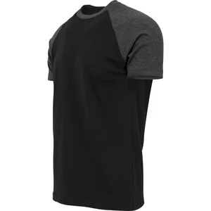 Raglan contrasting t-shirt blk/cha