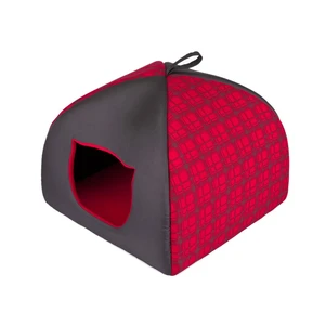 Katzen-Iglu Reedog Red Strips - L