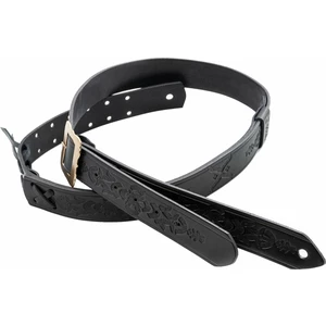 RightOnStraps Legend BM Bohemian Ledergurte für Gitarren Black