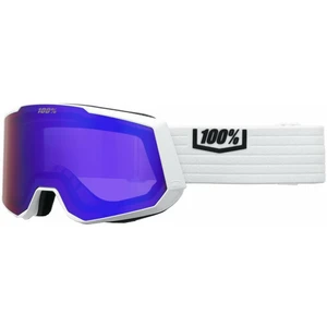 100% Snowcraft XL White/HiPER Violet Mirror/HiPER Silver Flash Mirror