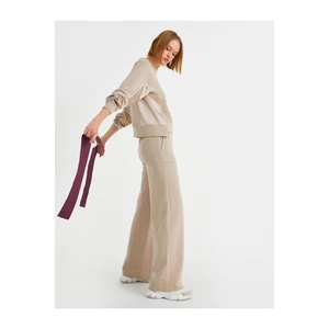 Koton Wide Leg Trousers With Pocket