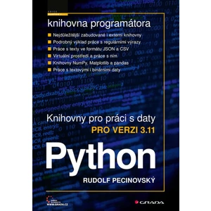 Python - knihovny pro práci s daty - Rudolf Pecinovský