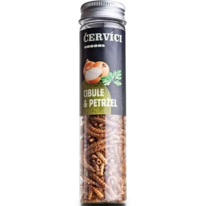 SENS Korenené červíky jedlý hmyz príchuť Onion & Parsley 15 g