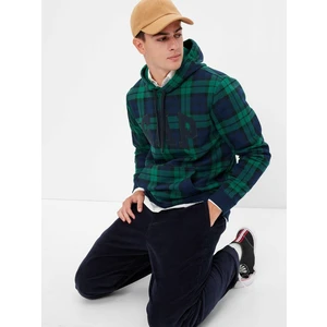 Checkered sweatshirt with GAP logo - Men