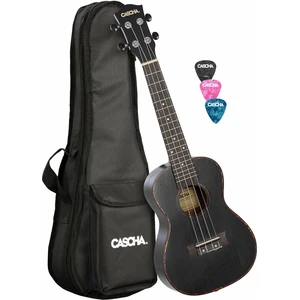 Cascha HH 2300L Ukulele concert Black