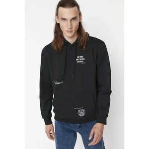 Trendyol Sweatshirt - Black - Regular fit