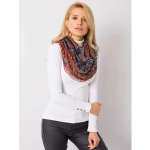 Cobalt-burgundy scarf