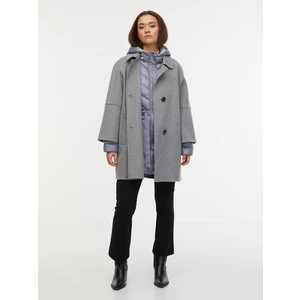 Orsay Women's Grey Wool Coat - Women's