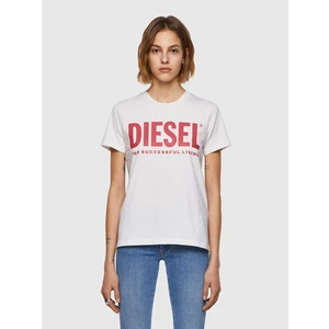 Tričko Diesel T-Sily-Ecologo T-Shirt - Bílá - Xs