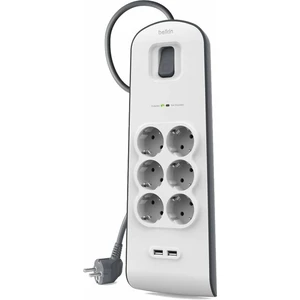 Belkin USB Charging 6-outlet BSV604ca2M Bílá 2 m