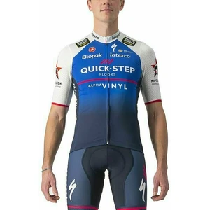 Castelli Quick-Step Alpha Vinyl 2022 Competizione Jersey Belgian Blue/White 2XL