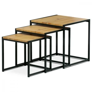 Odkladací stolík 3 ks AF-3003 OAK,Odkladací stolík 3 ks AF-3003 OAK