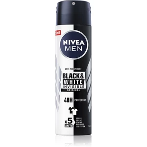 Nivea Men Invisible Black & White antiperspirant ve spreji pro muže 150 ml