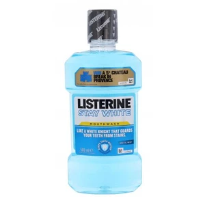 Listerine Stay White ústna voda s bieliacim účinkom príchuť Arctic Mint 500 ml