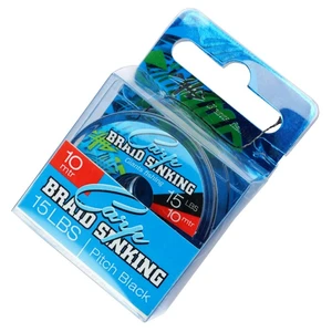 Giants fishing návazcová šňůra carp braid sinking pitch black 10 m-nosnost 15 lb