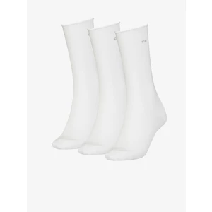 Set of three pairs of women's socks in white Calvin Klein Underwear - Ladies