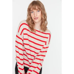 Trendyol Sweater - Red - Regular fit