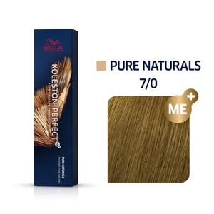 Wella Professionals Koleston Perfect Me+ Pure Naturals profesionální permanentní barva na vlasy 7/0 60 ml