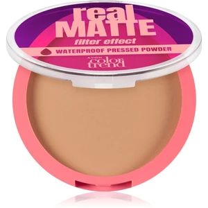 Avon ColorTrend Real Matte vodeodolný púder s matným efektom odtieň Medium Tan 10 g