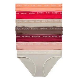 Calvin Klein 7 PACK - dámské kalhotky Bikini CK One QF5938E-649 XS