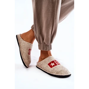 Home slippers Big Star KK276021 Beige