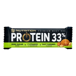 GO ON Proteinová tyčinka 33% slaný karamel 50 g