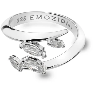 Hot Diamonds Strieborný prsteň Hot Diamonds Emozioni sa zirkónmi ER023 52 mm