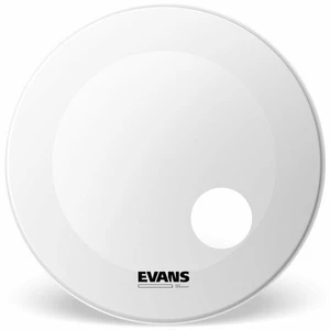 Evans BD18RGCW EQ3 Coated White 18" Blanc Peaux de résonance