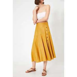 Koton Skirt - Yellow - Midi