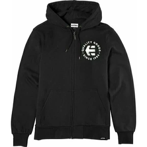 Etnies Pulóver Since 1986 Zip Hoodie Black/White M