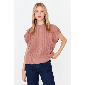Trendyol Sweater Vest - Pink - Regular fit