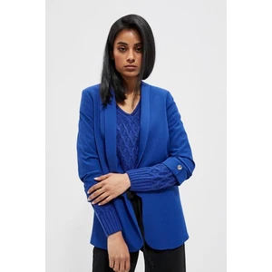 Women's blazer with ruffled sleeves