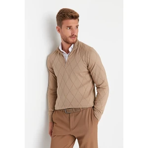 Trendyol Sweater - Brown - Regular fit