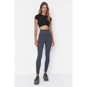 Trendyol Smoked Seamless Contrast Color Detailed Sports Leggings