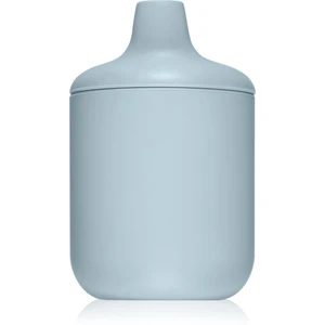 Mushie Silicone Sippy Cup hrnek Powder-blue 175 ml