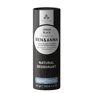 BEN & ANNA Tuhý deodorant Urban Black 40 g