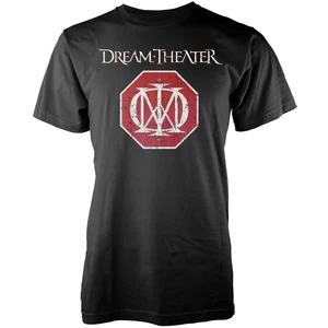 Dream Theater Tricou Red Logo Negru M