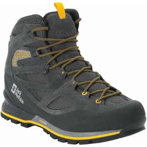 Jack Wolfskin Férfi túracipők Force Crest Texapore Mid M Black/Burly Yellow XT 44