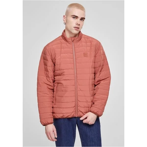 Lightweight terracotta bubble jacket