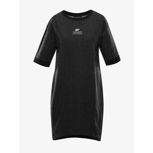 Women's cotton dress ALPINE PRO LIAWA black