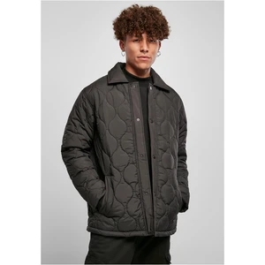 Quilted trainer's jacket black