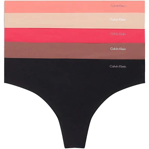 5PACK Calvin Klein women's thongs seamless multicolored