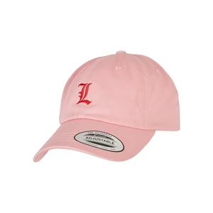 Letter Pink Low Profile Cap L