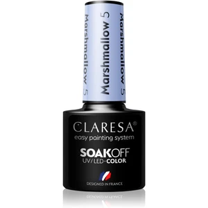 Claresa SoakOff UV/LED Color Marshmallow gélový lak na nechty odtieň 5 5 g