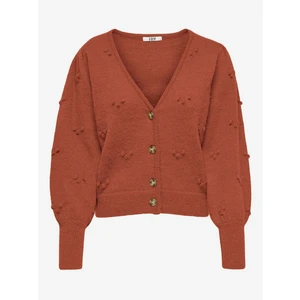 Brick women's cardigan JDY Sigrid - Women